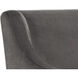 Zane Piccolo Pebble Wheeled Dining Armchair, Wheeled